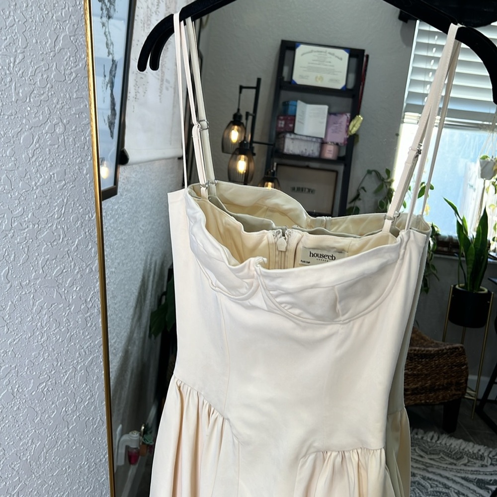 House of CB ‘Samaria’ Vintage Cream Corset Sundress NWOT - Picture 8 of 9